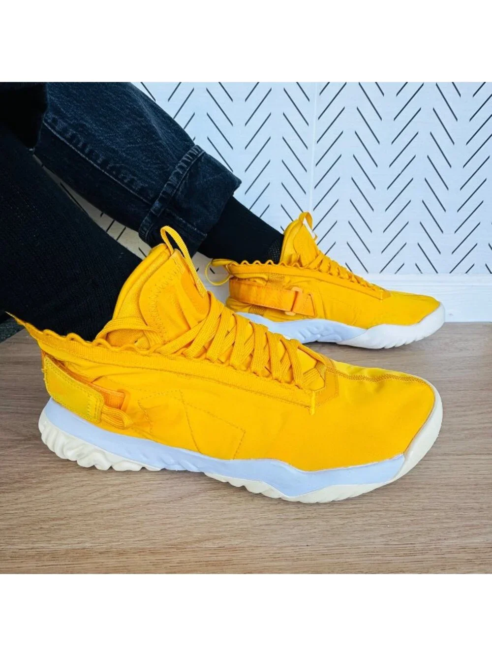 ⭐Jordan Proto-React Yellow 10.5 Men Shoes Space Aesthetic Lightweight BV1654-701